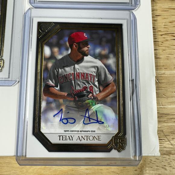 2021 Topps Gallery Lot of 6 Rookie Card Sticker Autographs Ungraded - Picture 8 of 8